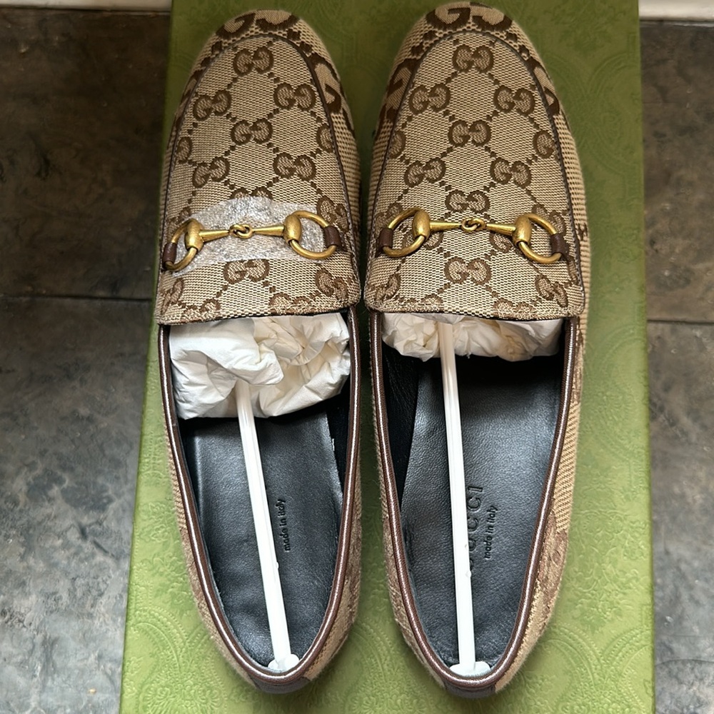 NEW Gucci Jordaan GG Women’s Loafers. UNWORN size 37 (7) - Picture 6 of 6